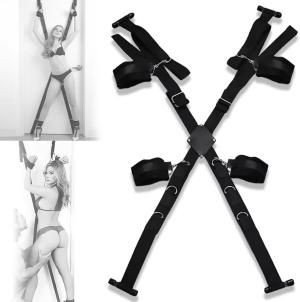 Premium Door Sex Swing - Adjustable Adult Bondage Sling with Heavy Duty Straps for Couples