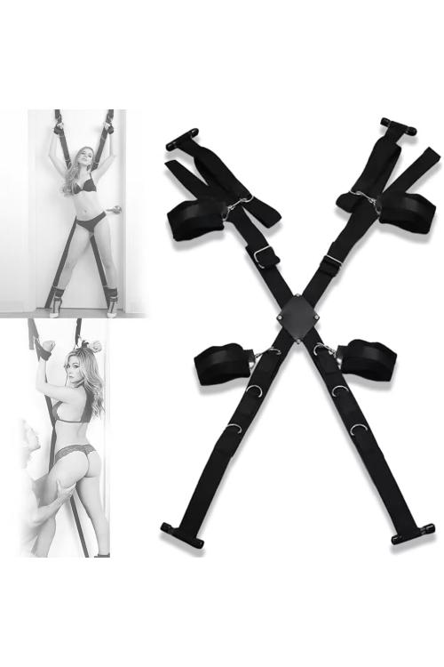 Premium Door Sex Swing - Adjustable Adult Bondage Sling with Heavy Duty Straps for Couples