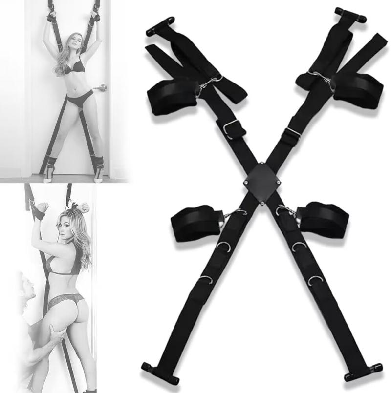 Premium Door Sex Swing - Adjustable Adult Bondage Sling with Heavy Duty Straps for Couples