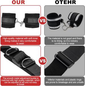 Premium Door Sex Swing - Adjustable Adult Bondage Sling with Heavy Duty Straps for Couples