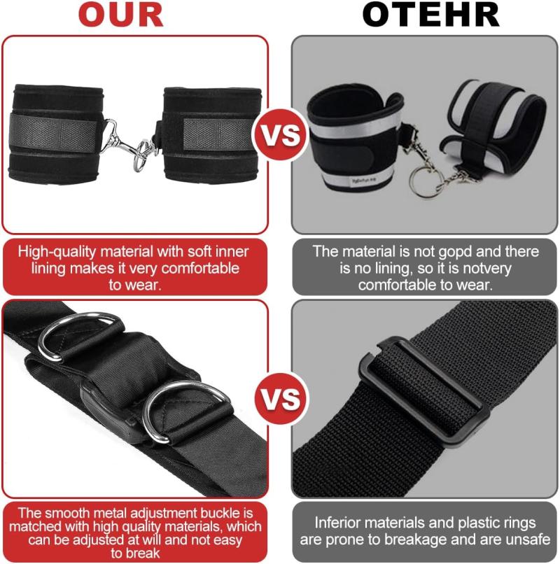 Premium Door Sex Swing - Adjustable Adult Bondage Sling with Heavy Duty Straps for Couples