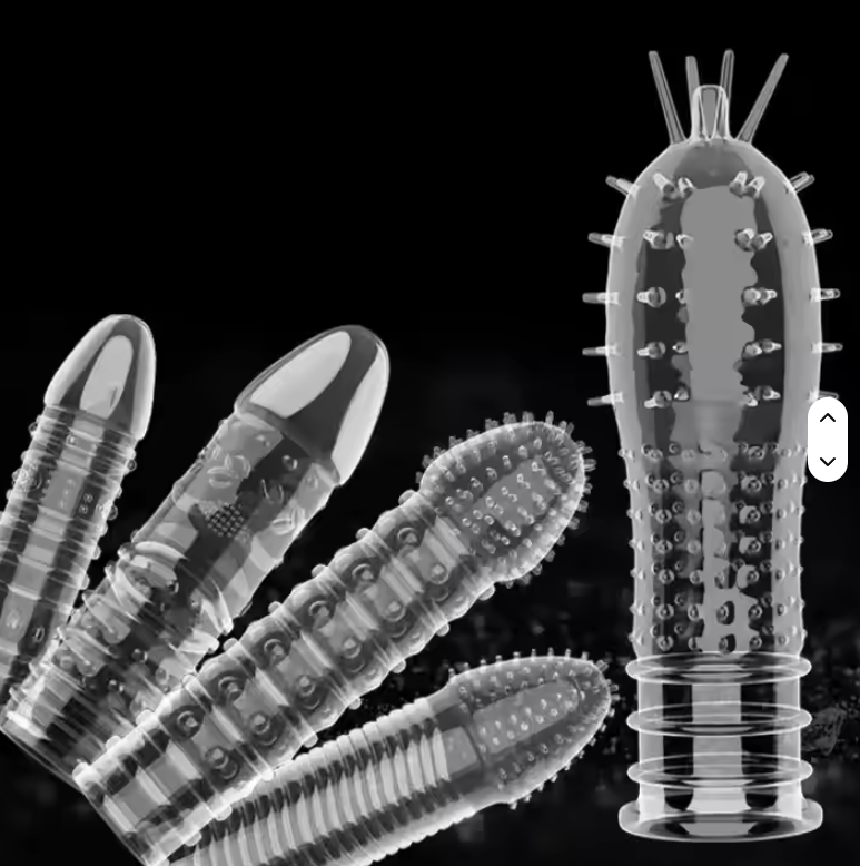 Hollow strap-on condom